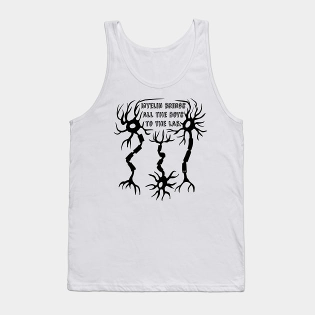 Myelin Brings All the Boys to the Lab Tank Top by Surly